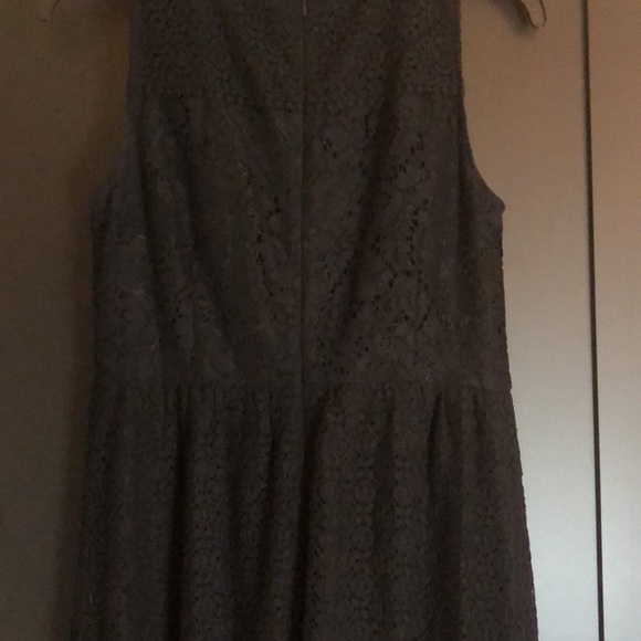 NWT! Black mixed lace LOFT lace dress size 2 - Picture 9 of 13